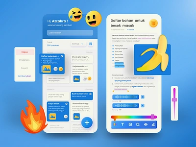 Note App - Design Exploration 3d app application concept design emboss interface iphone mobile app development neomorphism note notepad ui ui design uiux design user experience user interface ux