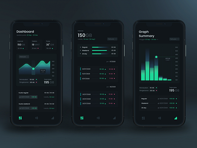 Network Control App - Design Exploration android android app app application chart connection cryptocurrency dark mode dashboad design details ios iphone app mobile modern money ui uiux ux wallet