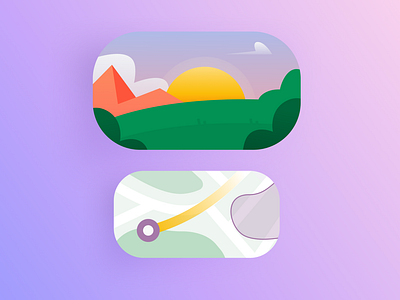 Kamana - Walking tracker app by voxy St for ZOMO on Dribbble