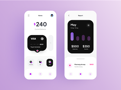 Dompet - Wallet app design