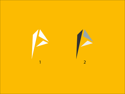 Letter P logo design branding icon logo vector