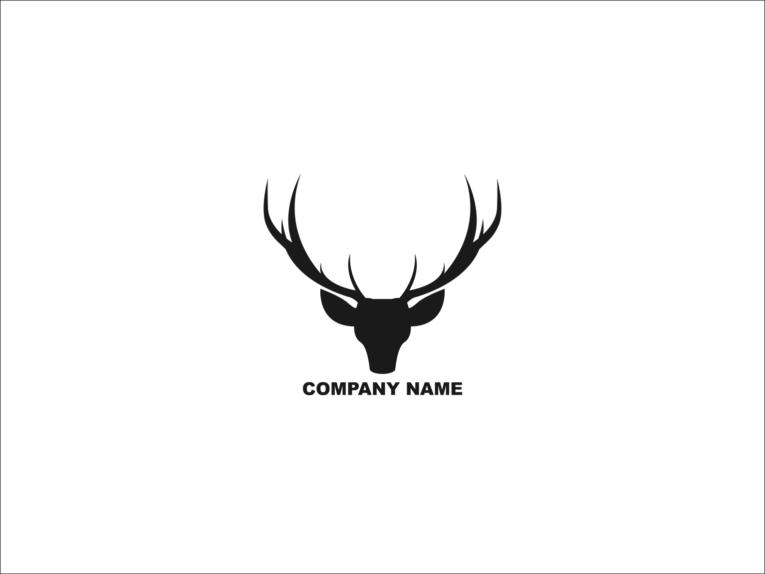 Deer silhouette logo by Cahya Kurniawan on Dribbble