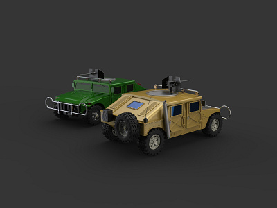 Humvee - 3D model