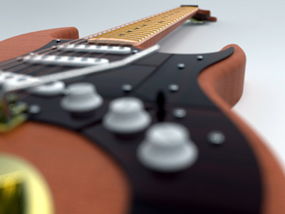 Guitar 3D model 3d 3d art 3d modeling cad guitar guitars render rendering renderings rhino rhino3d solid works