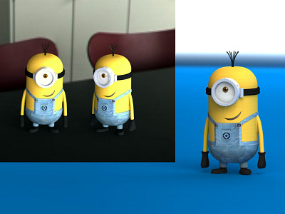 Minion 3d Model 3d 3d artist 3d model 3d modeling 3ds 3dsmax animation character cad despicable me gamming minion minion pro minions rhino rhino3d solidworks toy toydesign toys