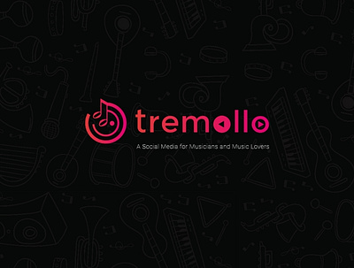 Logo Design- Tremollo branding guitar insignia logo logo design logo design branding logo designer logo mark logodesign logos logotype music music app musician vactor vector wordmark