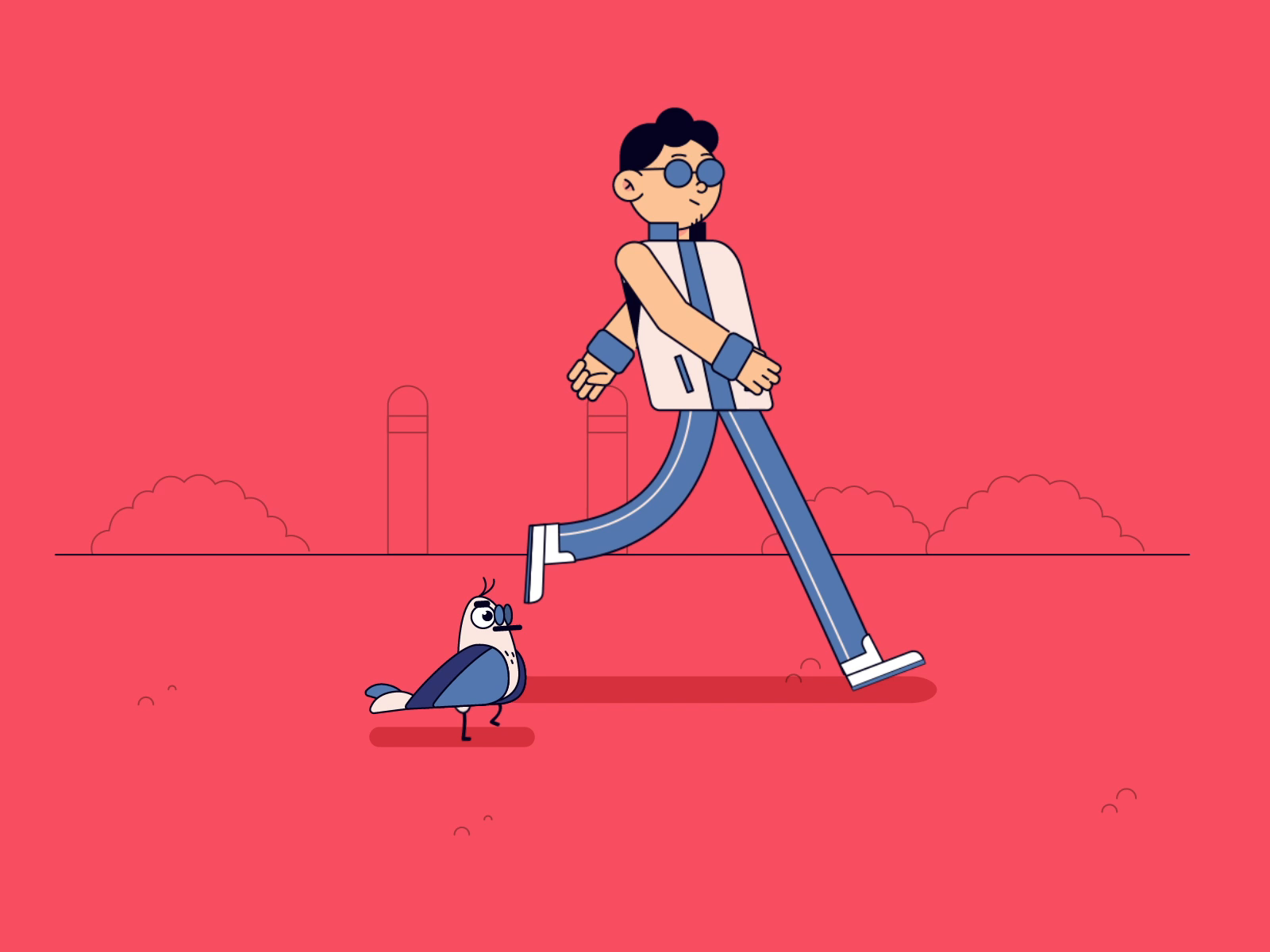 Walking Cycle Animation designs, themes 