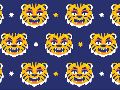 CNY Tiger Pattern