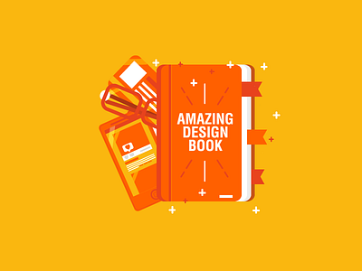 Amazing Book! amazing book bookmark card design glasses iphone phone vector