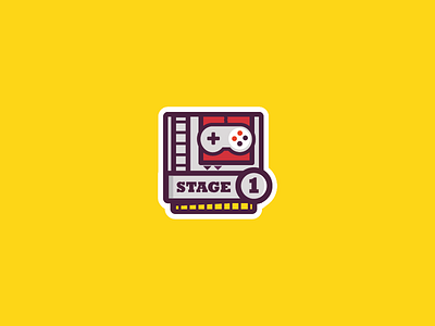 Stage 1 cartridge logo one retro stage