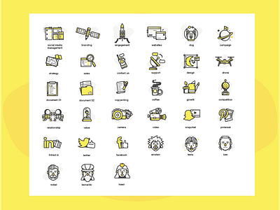 ShinyIdeas - Icon Set fun icon ideas set shiny space theme yellow