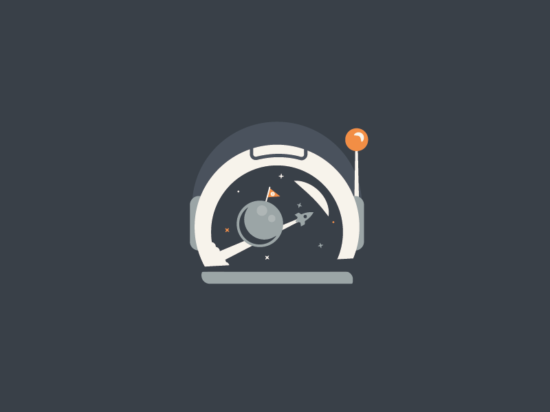 Space icon dribble logo space