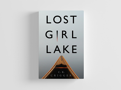 Lost Girl Lake book book cover design print