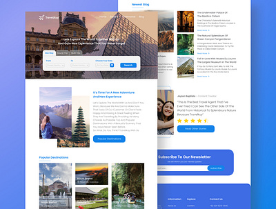 TravelKuy website design travel travel app ui ux web design