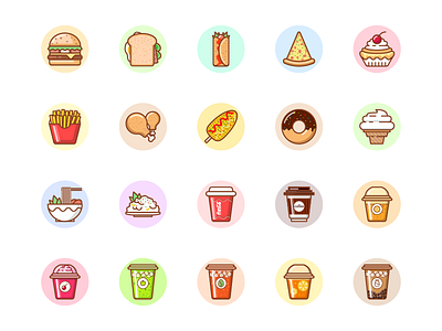 Food icons food icon