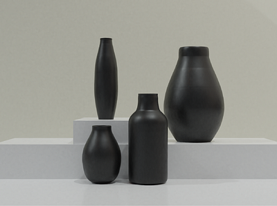 3D vases modeling 3d 3d animation 3dmodeling 3dmodels realistic