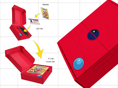 Pokedex Box Mockup advertising design box boxes design display issue kit manga mockup pokedex pokemon press kit