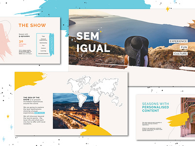Project Presentation - Travel Show branding brazil graphic design powerpoint presentation presentation layout travel