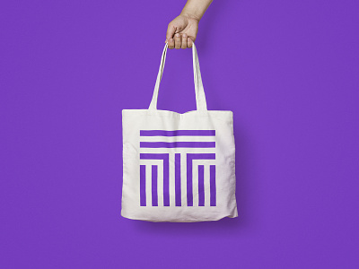 TFT – Tote bag branding design identity lines logo tote bag