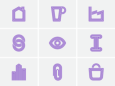 TFT – Icons branding circles icon iconset identity lines vector