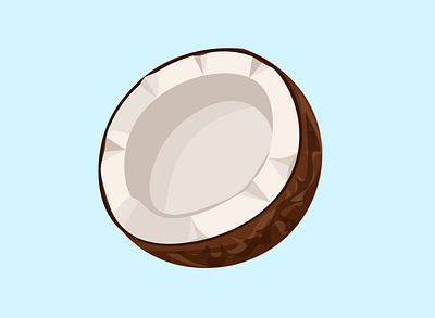 Coconut coconut food illustrator picture