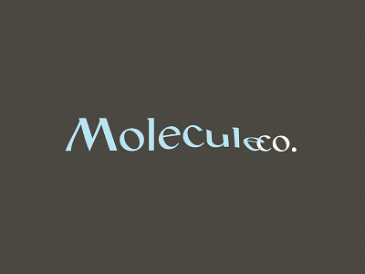 logo for a perfume store Molecule Co.