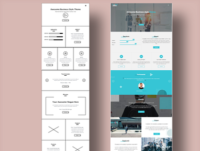 Ecosky WordPress Theme design graphic design ui ux web web design website