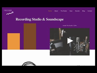 Recording WordPress Theme Link In Description animation design graphic design illustration ui ux web web design website