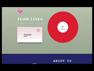 Flow Lines Band Link In Description animation design graphic design illustration ui ux web web design website