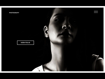 Photographer Concept design graphic design ui ux web web design website