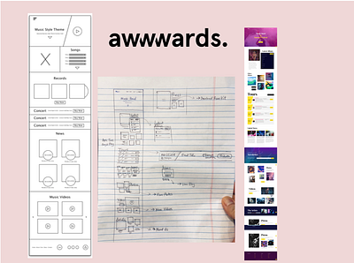 Themify Music Link In The Description awwwards design graphic design ui ux web web design website website design
