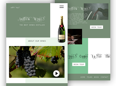 Andrew Wines design graphic design ui ux web web design website website concept website design