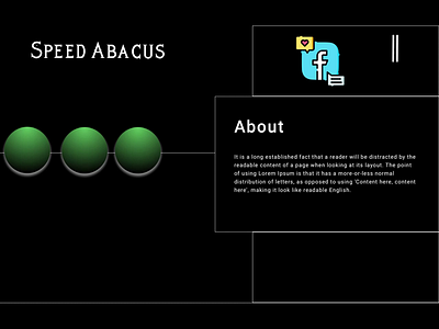 Speed Abacus Concept animation design graphic design illustration ui ux web web design website website concept website concepts website design