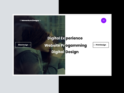 Momentum Agency Design design graphic design ui ux web web design