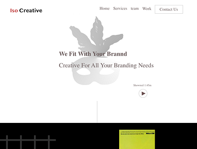 Iso Creative design graphic design ui ux web web design