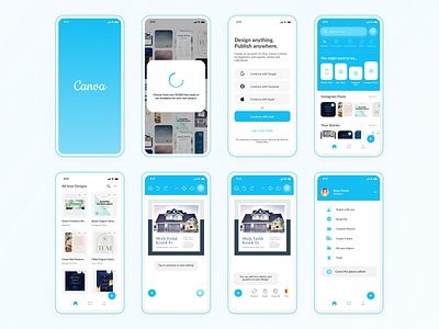 Canva Redesign app app design branding canva design illustration iphone logo photoedit ui ui design vector