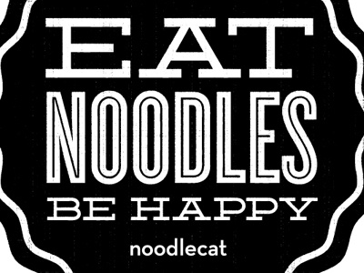 Noodlecat t-shirt concept 1