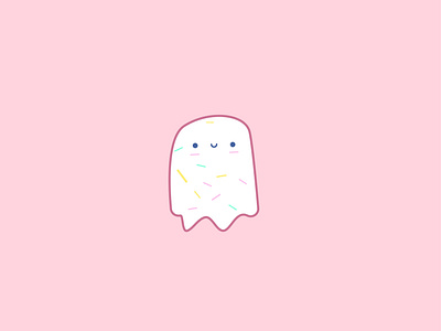 Cute sprinkles ghost