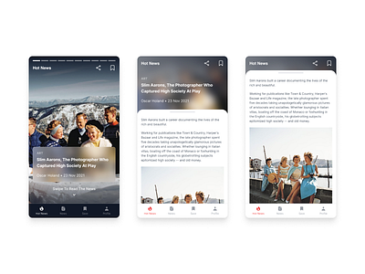 News App With Different Experience app newsapp ux