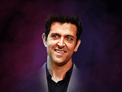 Hrithik Roshan - digital painting | oil painting | portrait