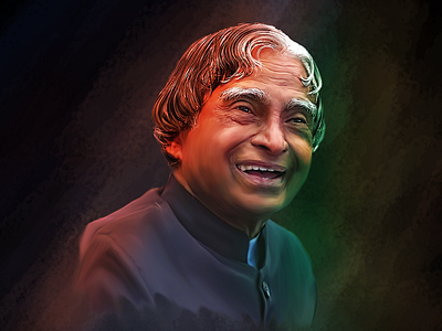 Abdul Kalam - digital painting | oil painting | portrait