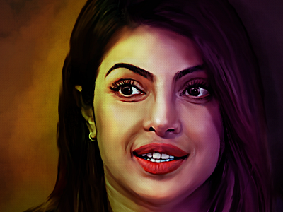 Priyanka Chopra - digital painting | oil painting | portrait | P amazing drawings art artrack best drawings chopra digital painting illustration oil painting priyanka priyanka chopra