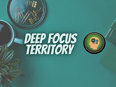 Deep Focus Territory Banner YT banner design design illustraion logo youtube youtube banner