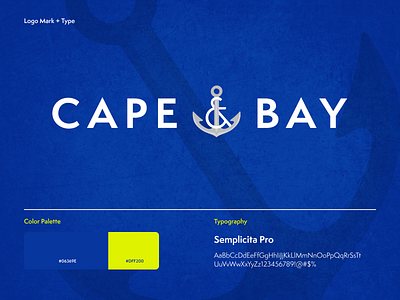 Cape & Bay Rebrand + Elements animation branding design illustration logo minimal type typography