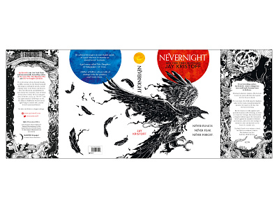 Nevernight HB full layout book cover book cover design design publishing