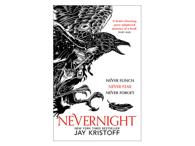 Nevernight PB book cover book cover design design publishing