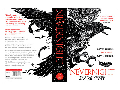 Nevernight PB full layout book cover book cover design design publishing