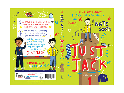 Just Jack full layout book cover book cover design design publishing