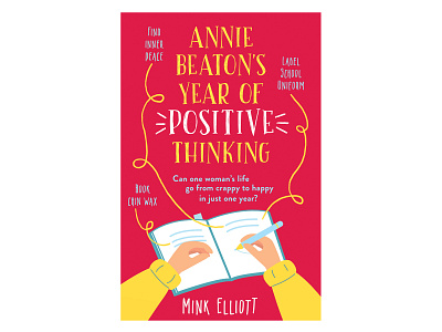 Annie Beaton's Year of Positive Thinking book cover book cover design design publishing