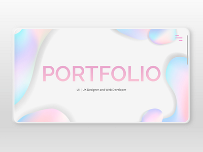 Portfolio Concept css front end development html javascript web design web development